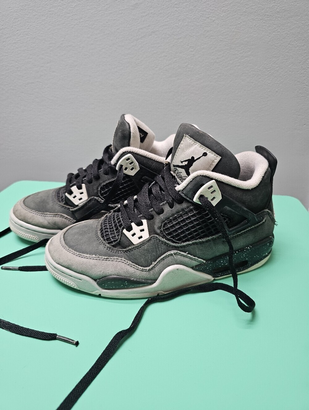 Nike Air Jordan 4 Retro Fear PS Gray White 11C BQ7670-006